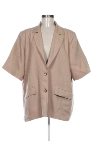 Damen Blazer Unbranded, Größe 3XL, Farbe Beige, Preis 28,00 €, #137475939