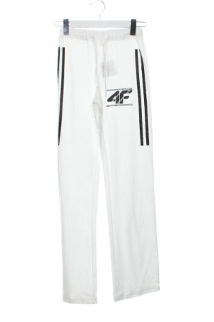 Pantaloni trening de femei 4F, Mărime XS, Culoare Alb, Preț 68,24 Lei, #137447477