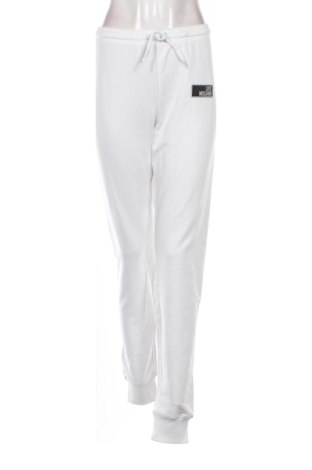 Pantaloni trening de femei Love Moschino, Mărime L, Culoare Alb, Preț 465,49 Lei, #137483711