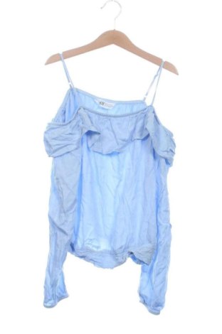 Kinder Shirt H&M, Größe 13-14y/ 164-168 cm, Farbe Blau, Preis € 4,02, #137445495