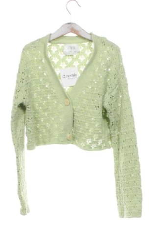 Kinder Strickjacke Zara, Größe 8-9y/ 134-140 cm, Farbe Grün, Preis € 8,00, #137444340