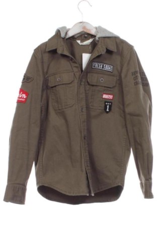 Kinderhemd H&M, Größe 8-9y/ 134-140 cm, Farbe Grün, Preis € 6,29, #137446562
