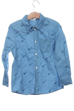 Cămașă pentru copii H&M, Mărime 4-5y/ 110-116 cm, Culoare Albastru, Preț 32,45 Lei, #137449884