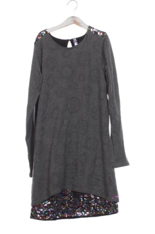 Kinderkleid Desigual, Größe 12-13y/ 158-164 cm, Farbe Grau, Preis € 20,00, #137478641