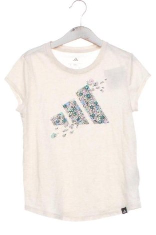 Kinder T-Shirt Adidas, Größe 7-8y/ 128-134 cm, Farbe Ecru, Preis € 14,00, #137495595
