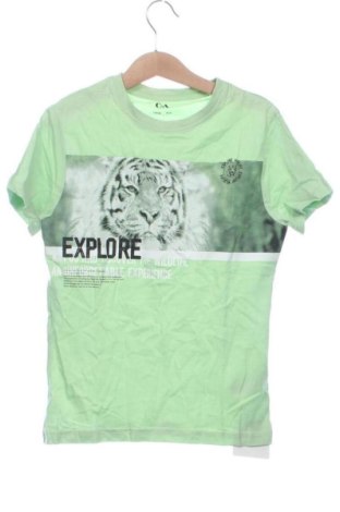 Kinder T-Shirt C&A, Größe 6-7y/ 122-128 cm, Farbe Grün, Preis € 6,47, #137448475