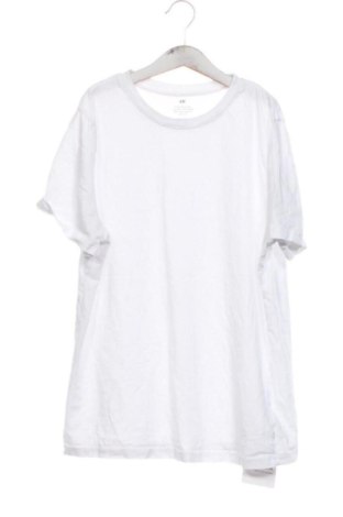 Детска тениска H&M, Размер 14-15y/ 168-170 см, Цвят Бял, Цена 7,00 €, #137474786