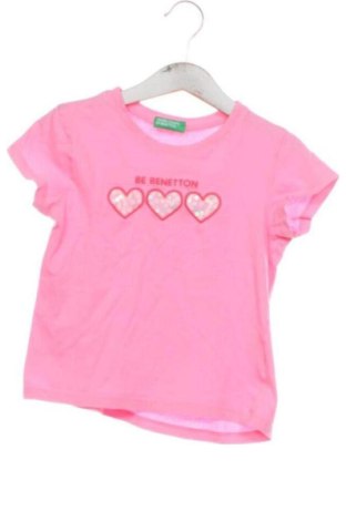 Kinder T-Shirt United Colors Of Benetton, Größe 4-5y/ 110-116 cm, Farbe Rosa, Preis € 9,00, #137444602