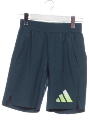 Παιδικό κοντό παντελόνι Adidas, Μέγεθος 10-11y/ 146-152 εκ., Χρώμα Πράσινο, Τιμή 14,00 €, #137459641