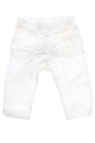 Pantaloni pentru copii Babyface, Mărime 3-6m/ 62-68 cm, Culoare Alb, Preț 89,23 Lei, #137462366