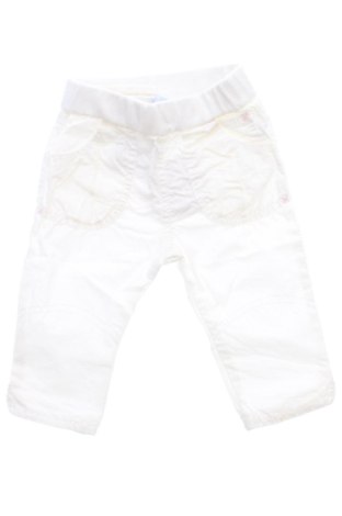 Pantaloni pentru copii Babyface, Mărime 3-6m/ 62-68 cm, Culoare Alb, Preț 89,23 Lei, #137462912
