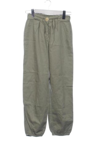Pantaloni pentru copii Zara, Mărime 12-13y/ 158-164 cm, Culoare Verde, Preț 47,24 Lei, #137464816