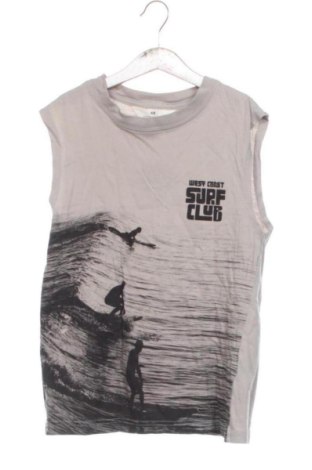 Μπλουζάκι αμάνικο παιδικό H&M, Μέγεθος 8-9y/ 134-140 εκ., Χρώμα Γκρί, Τιμή 6,00 €, #137459872