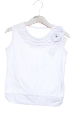 Kinder Top Unbranded, Größe 4-5y/ 110-116 cm, Farbe Weiß, Preis 4,02 €, #137437367
