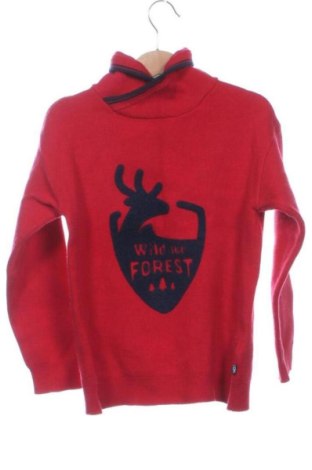 Detský sveter  Okaidi, Veľkosť 9-10y/ 140-146 cm, Farba Červená, Cena  7,00 €, #137459541
