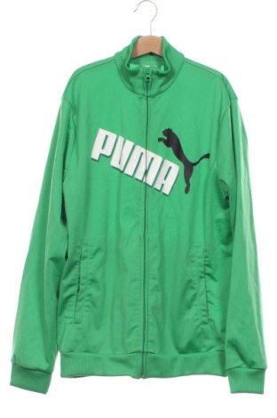 Bluză de trening, pentru copii PUMA, Mărime 12-13y/ 158-164 cm, Culoare Verde, Preț 78,74 Lei, #137493575