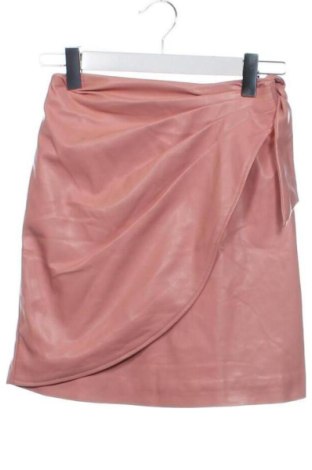 Кожена пола Guess, Размер XXS, Цвят Розов, Цена 73,11 €, #137409745