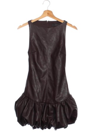 Rochie de piele Zara, Mărime XS, Culoare Maro, Preț 167,97 Lei, #137464247