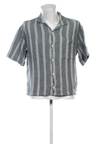 Мъжка риза Pull&Bear, Размер M, Цвят Син, Цена 24,03 €, #137461282