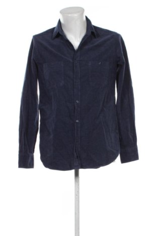 Мъжка риза Massimo Dutti, Размер M, Цвят Син, Цена 24,00 €, #137475637