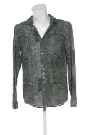 Мъжка риза Zara, Размер M, Цвят Зелен, Цена 16,00 €, #137496025