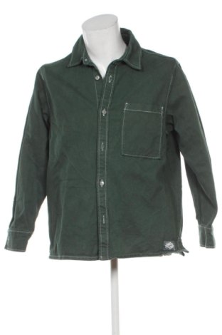 Мъжка риза Zara, Размер M, Цвят Зелен, Цена 16,00 €, #137496235