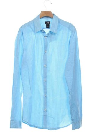 Cămașă de bărbați H&M, Mărime S, Culoare Albastru, Preț 44,36 Lei, #137438402