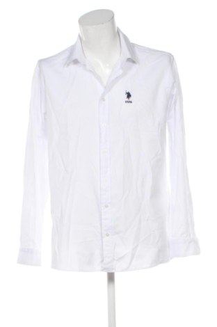 Мъжка риза U.S. Polo Assn., Размер XXL, Цвят Бял, Цена 28,39 €, #137449977