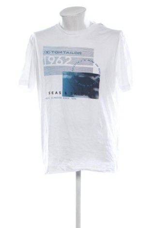 Męski T-shirt Tom Tailor, Rozmiar XL, Kolor Biały, Cena 78,99 zł, #137424287