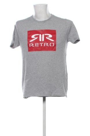 Męski T-shirt Retro Jeans, Rozmiar M, Kolor Szary, Cena 54,40 zł, #137433974