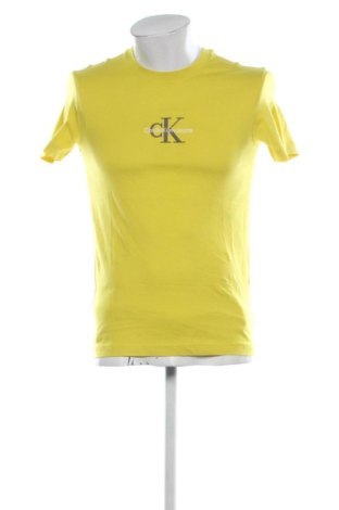 Męski T-shirt Calvin Klein Jeans, Rozmiar S, Kolor Żółty, Cena 177,99 zł, #137437769