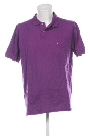 Męski T-shirt Tommy Hilfiger, Rozmiar XXL, Kolor Fioletowy, Cena 177,81 zł, #137450907