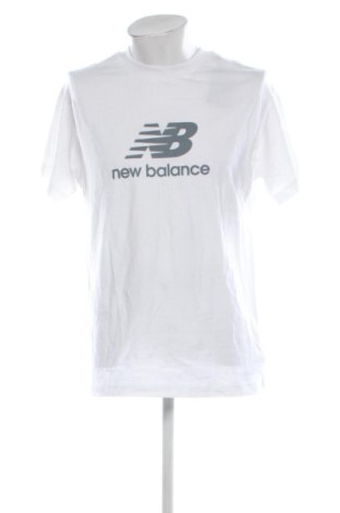 Мъжка тениска New Balance, Размер L, Цвят Бял, Цена 32,21 €, #137451717