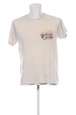 Męski T-shirt Xside, Rozmiar M, Kolor Beżowy, Cena 38,10 zł, #137455079