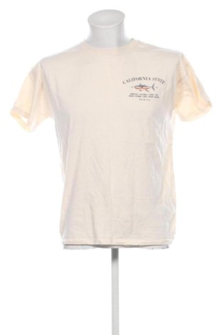 Мъжка тениска Pull&Bear, Размер M, Цвят Екрю, Цена 12,00 €, #137458904