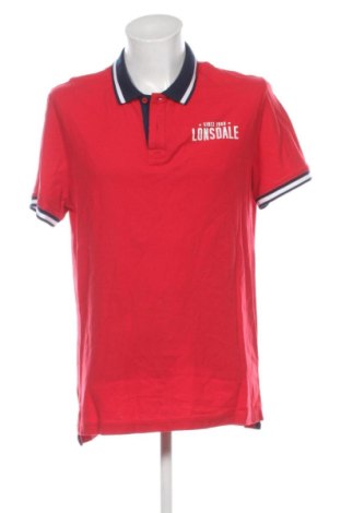 Férfi póló Lonsdale, Méret XL, Szín Piros, Ár 4 255 Ft, #137460473