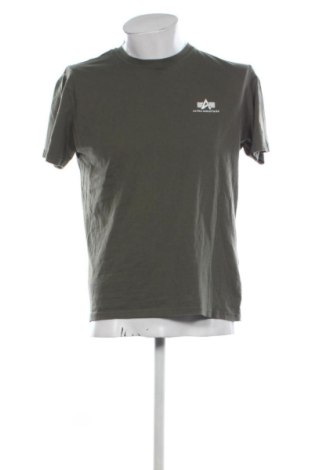 Мъжка тениска Alpha Industries, Размер L, Цвят Зелен, Цена 32,21 €, #137461155