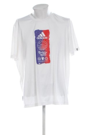 Męski T-shirt Adidas, Rozmiar XL, Kolor Biały, Cena 84,67 zł, #137464056