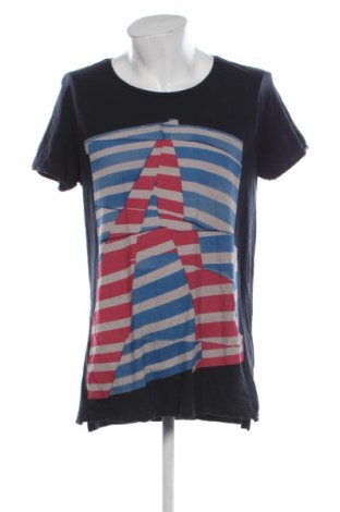 Męski T-shirt Scotch & Soda, Rozmiar L, Kolor Niebieski, Cena 186,27 zł, #137468283