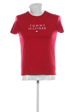 Męski T-shirt Tommy Hilfiger, Rozmiar S, Kolor Czerwony, Cena 105,84 zł, #137478814
