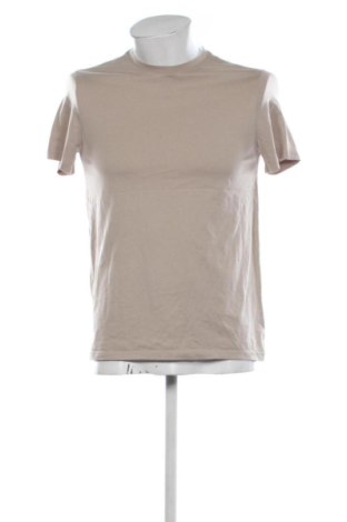 Męski T-shirt H&M, Rozmiar M, Kolor Beżowy, Cena 54,04 zł, #137479385