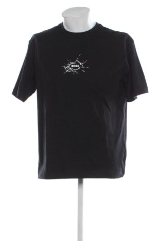 Męski T-shirt BOSS, Rozmiar M, Kolor Czarny, Cena 262,99 zł, #137494453