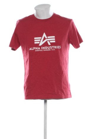 Мъжка тениска Alpha Industries, Размер L, Цвят Червен, Цена 32,21 €, #137495058