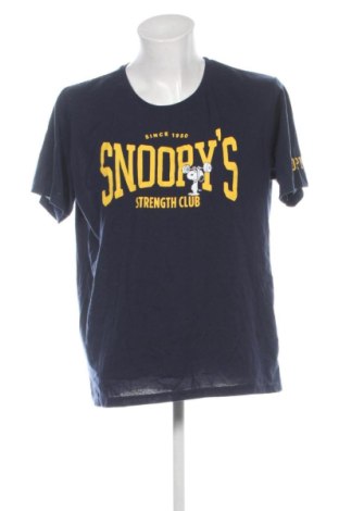 Tricou de bărbați Peanuts, Mărime XL, Culoare Albastru, Preț 68,24 Lei, #137499677