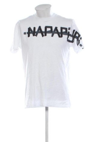 Męski T-shirt Napapijri, Rozmiar M, Kolor Biały, Cena 117,75 zł, #137404190