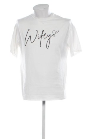 Męski T-shirt SHEIN, Rozmiar M, Kolor Biały, Cena 38,10 zł, #137477517