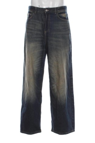 Pánske džínsy  Bershka, Veľkosť M, Farba Modrá, Cena  18,00 €, #137459949