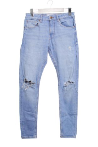Męskie jeansy Bershka, Rozmiar S, Kolor Niebieski, Cena 51,00 zł, #137429281