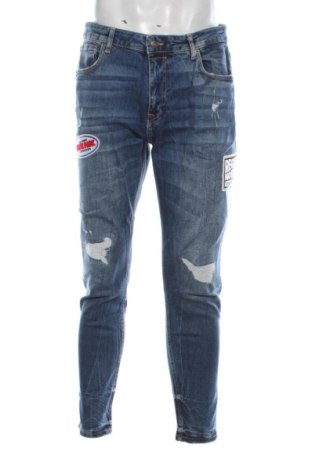 Blugi de bărbați Zara, Mărime L, Culoare Albastru, Preț 99,73 Lei, #137499214