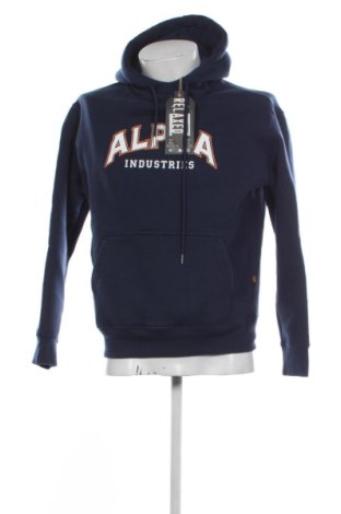 Мъжки суитшърт Alpha Industries, Размер M, Цвят Син, Цена 65,44 €, #137462532